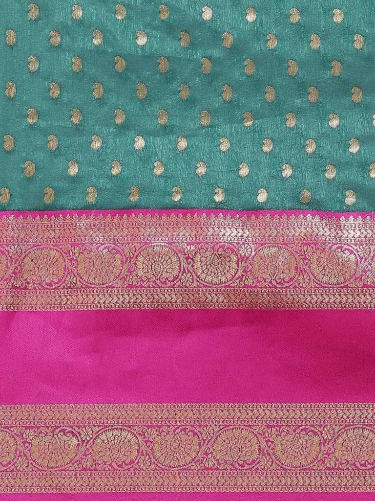 Women's Banarasi Art Silk Saree With Unstiched Blouse Piece view 3