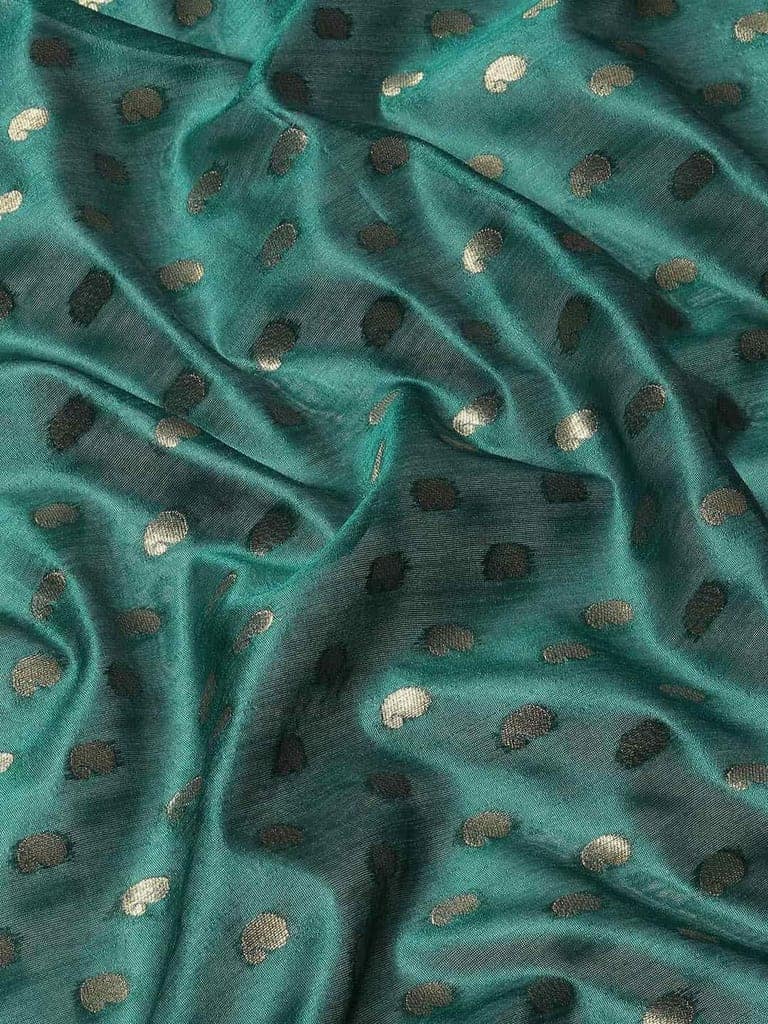 Women's Banarasi Art Silk Saree With Unstiched Blouse Piece view 5