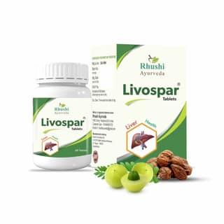 Rhushi Ayurved Livospar Tablets for Overall Liver Health
