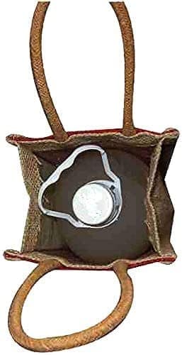 Bags Jute Eco - Friendly Water Bottle Wine Bottle Carry Bag (1.5 L Capacity) view 4