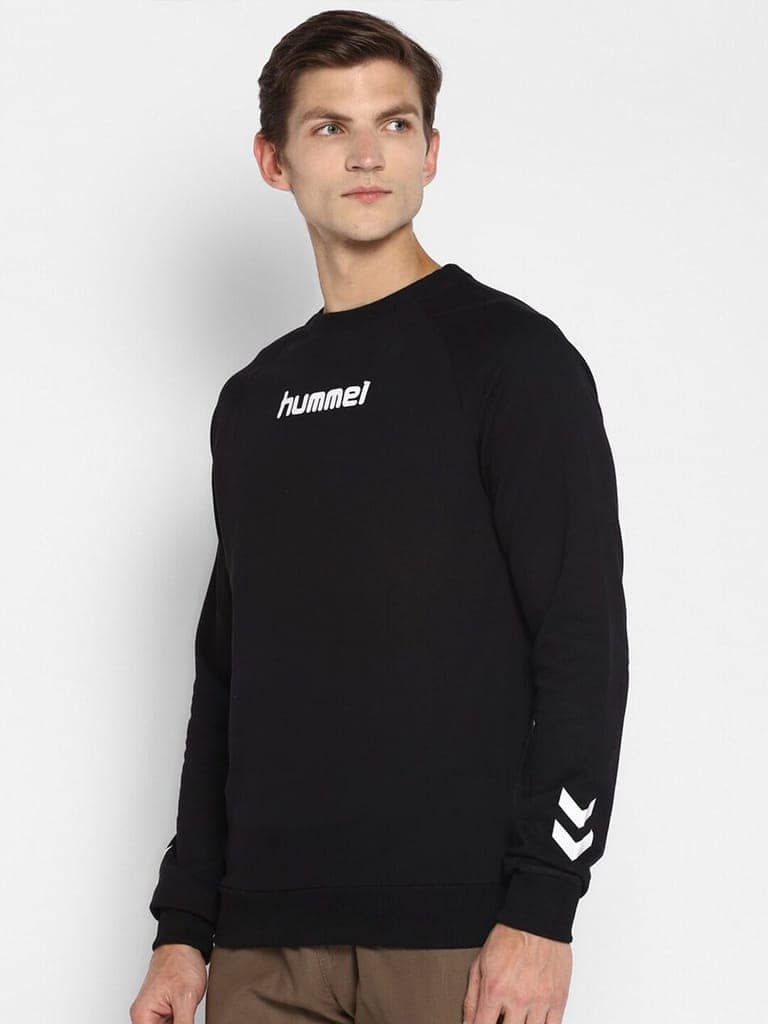 Casoi Men's Solid Regular Fit Round Neck Cotton Rich Sweatshirt Comfortable soft Fabric for Everyday Use Ideal for Casual wear view 2