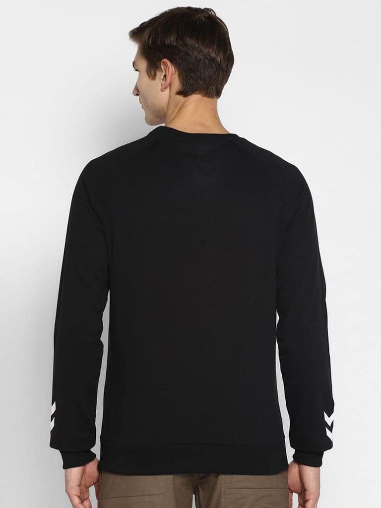 Casoi Men's Solid Regular Fit Round Neck Cotton Rich Sweatshirt Comfortable soft Fabric for Everyday Use Ideal for Casual wear view 4