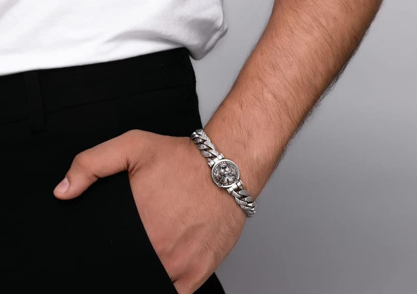 Fearless Tiger Rotating Bracelet view 2