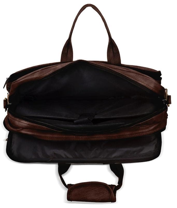 LOREM 28L Faux Leather Messenger Bag For Men-UF view 7