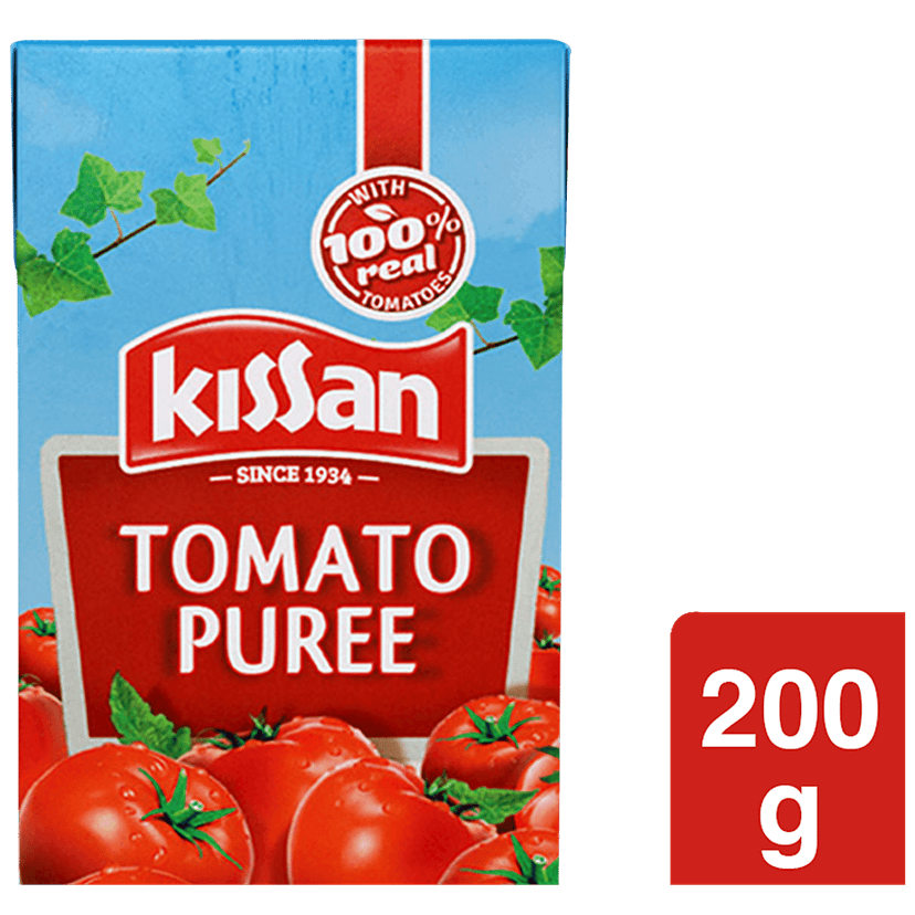 Kissan Tomato Puree, 200 G Carton