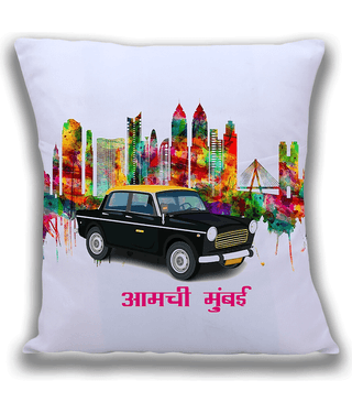 Ros - White Gifting Printed Cushion