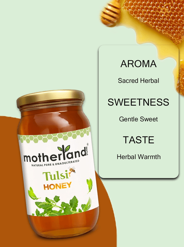 Motherland Pure Pure Tulsi Honey ( 500 gm ) | 100% Natural & Unprocessed | Daily Wellness view 2