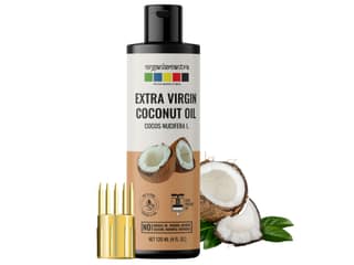 Organix Mantra Extra Virgin Coconut Oil, 100% Pure, Cold Pressed Organic Oil - 120 Millilitre