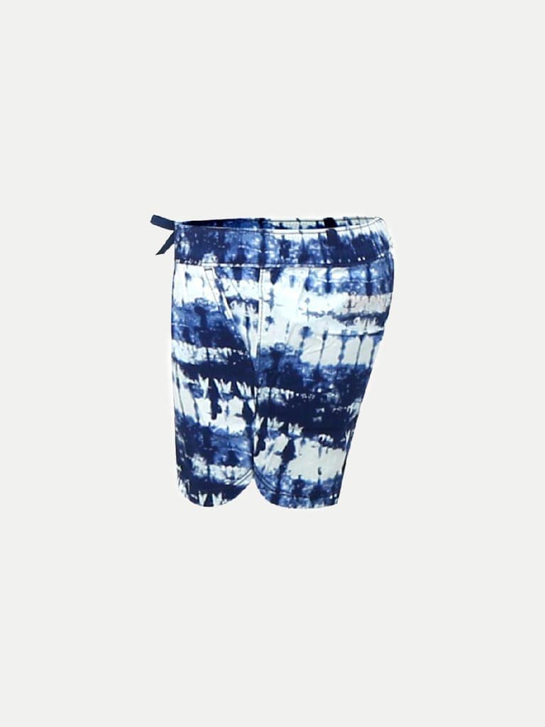 Teen Girls Blue All Over Print shorts view 3