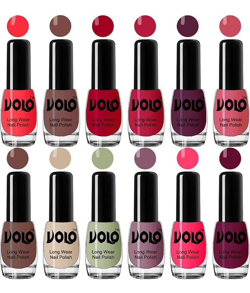 VOLO True Wear High Gloss Impresso Nail Polish Sets of 12 Multi Glossy 60 mL