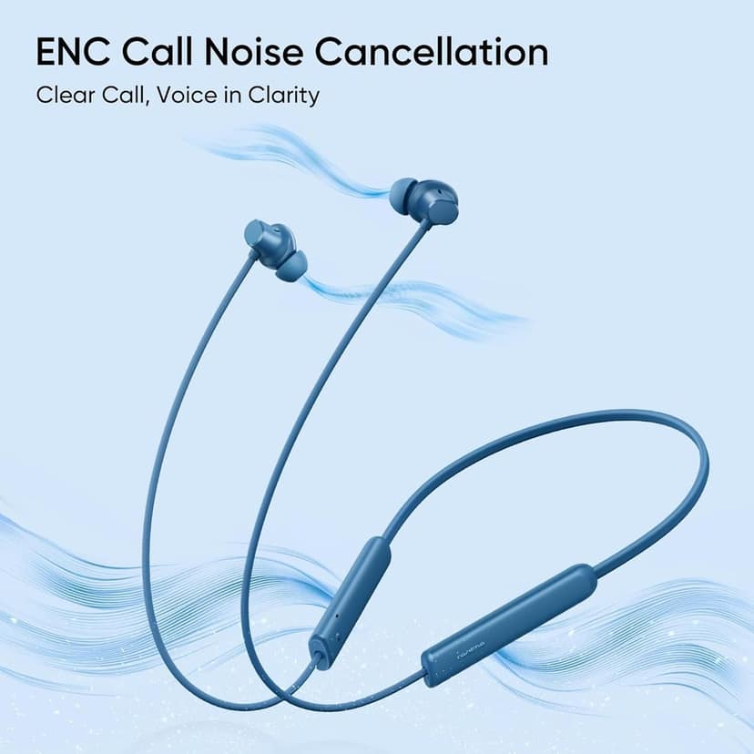 realme Buds Wireless 5 Lite in Ear Bluetooth Neckband with 12.4 mm Dynamic Bass Boost Driver,Upto 35 Hours Playback,45ms Low Latency,IP55 Dust & Water Resistant, Bluetooth V5.4 (Void Black) view 6