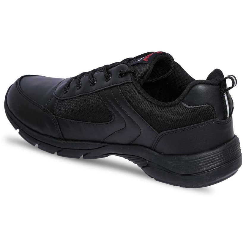Paragon Ultra Comfortable, Lightweight and Durable Boy's Black School Shoes for Everyday Use | Uniform Shoes with Lace-Up Closure and Breathable Outer Fabric view 2