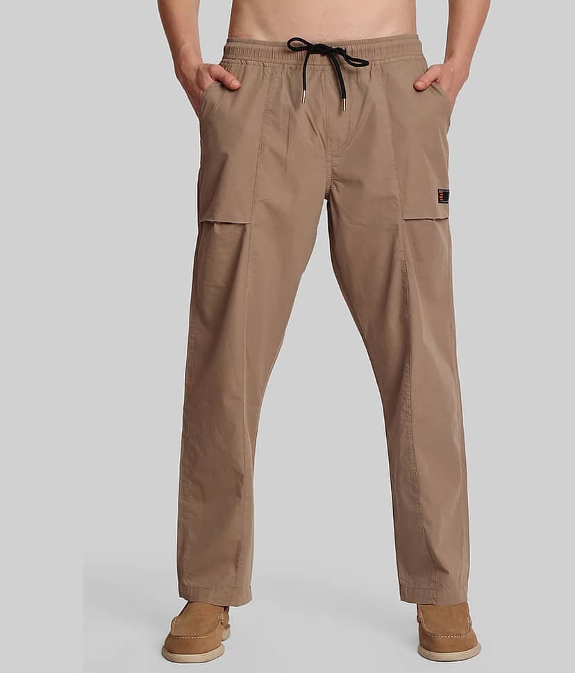 Bene Kleed Relax Men's Cargos - Beige ( Pack of 1 ) view 2