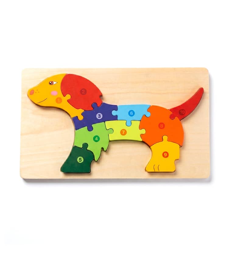 Handcrafted Wooden Puzzle Toy for Kids view 2