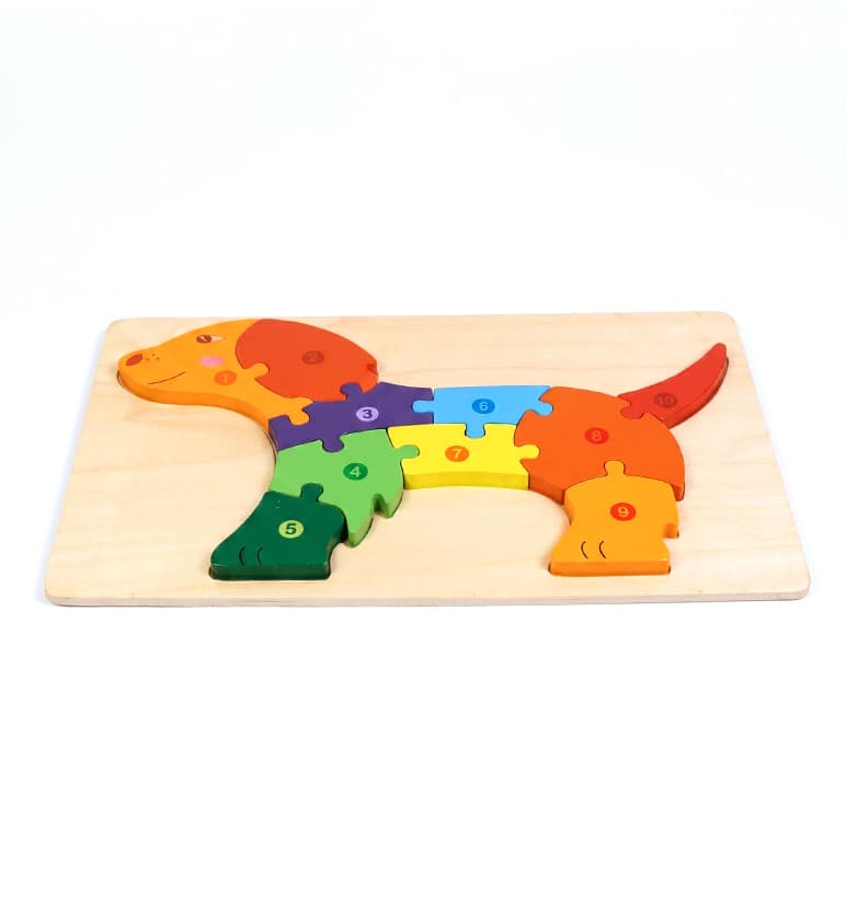 Handcrafted Wooden Puzzle Toy for Kids view 3