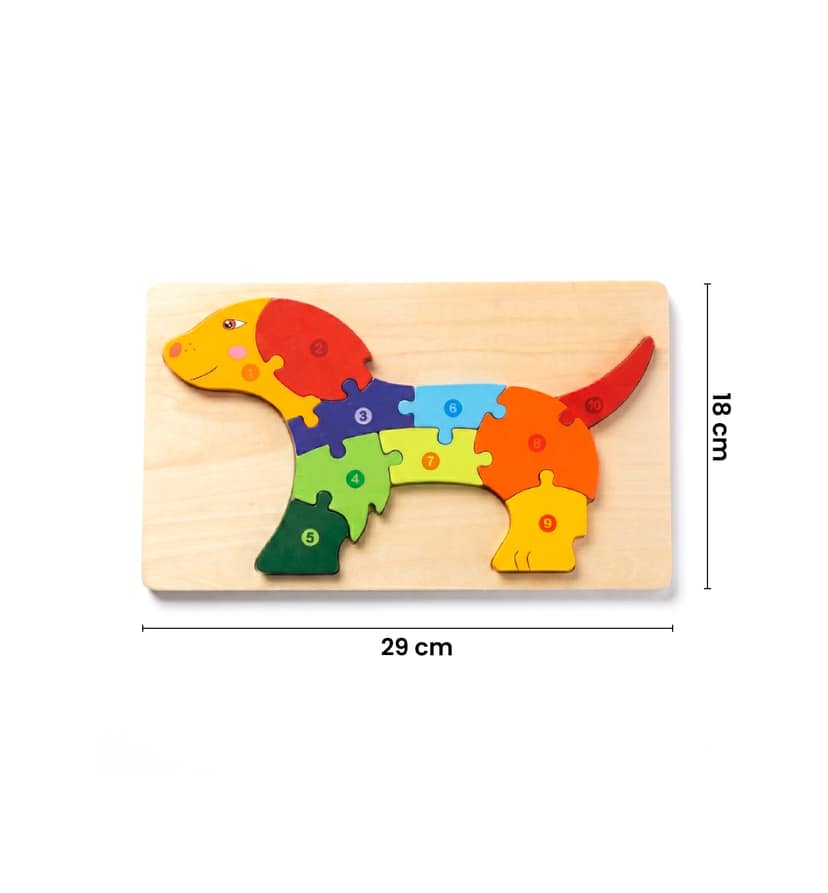 Handcrafted Wooden Puzzle Toy for Kids view 4