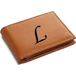 EAGLEBUZZ Men and Women Formal Tan Artificial Leather Wallet (12 Card Slots)