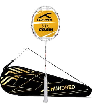 HUNDRED Multicolor Badminton Racquet ( Pack of 1 )