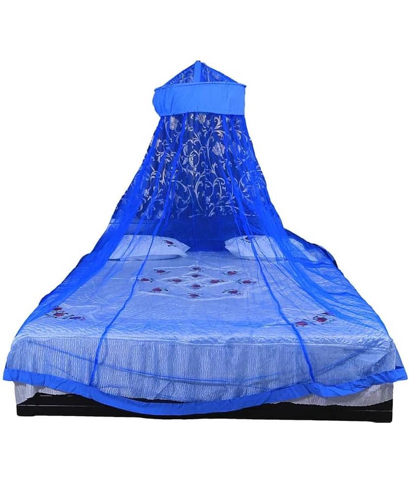 Riddhi Mosquito Net, Machardani Double Nylon Plain Hanging Mosquito Net, Machardani