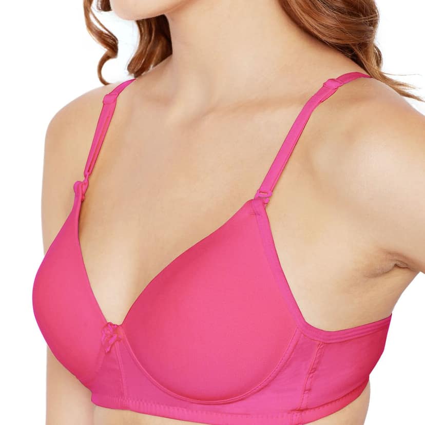 Bodycare Women Cotton Spandex Full Coverage Padded Pushup Bra Bra 6566-CO view 4
