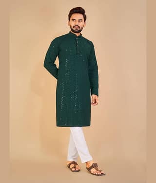Balaji's - Black Cotton Regular Fit Men's Kurta Pyjama Set ( Pack of 1 )