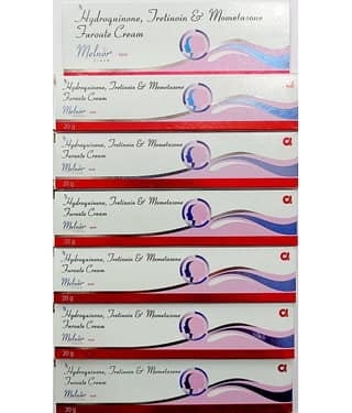 MELNOR CREAM 20 GM ( PACK OF 6) Night Cream 120 gm Pack of 6