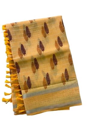 Linen Saree