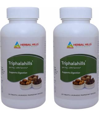 Herbal Hills Triphalahills 120 (Pack of 2) Tablet 500 Mg