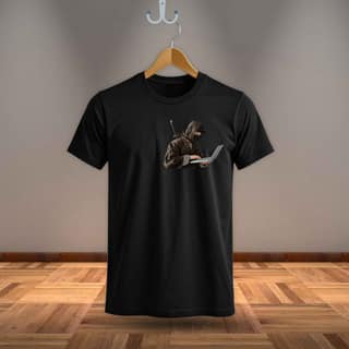 Trishoolin Cyber Ninja Anime Theme T-Shirt | Design 40022MB | Cotton Regular Fit | Crew Neck / Round Neck Half Sleeve | Pack of 1