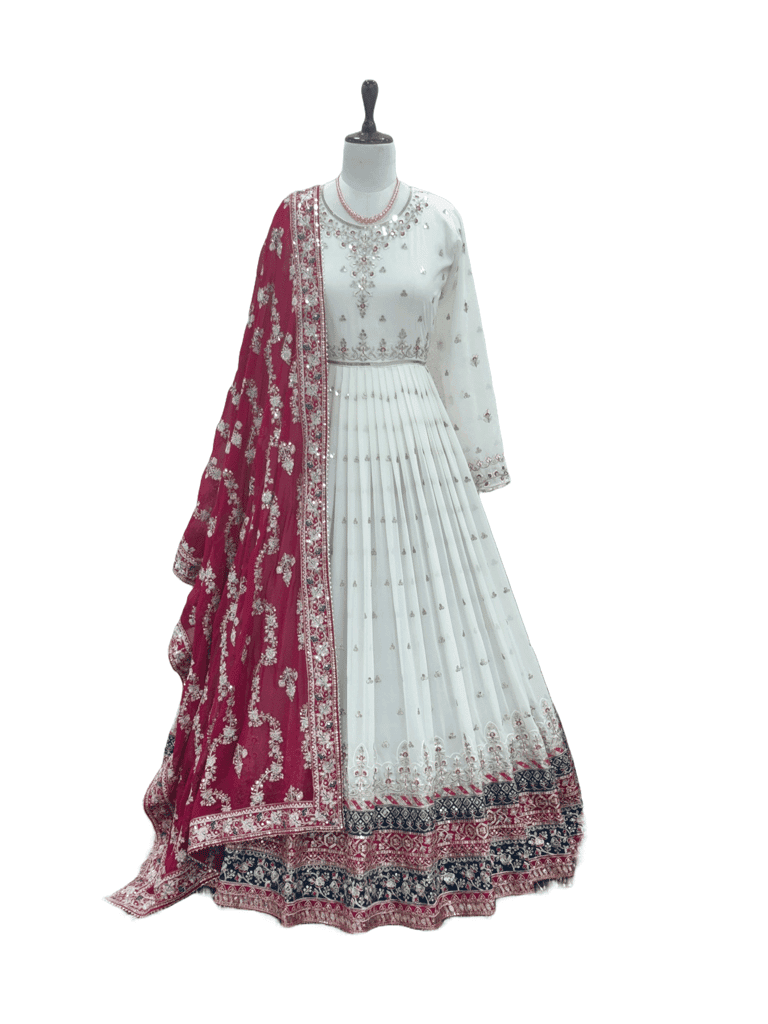 Ready to wear indian salwar kameez Dupatta for women anarkali designer pakistani dresses Festival 3 piece view 3