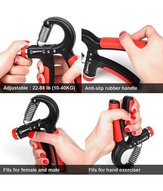 Hand Grip with Adjustable Weight (Orange)