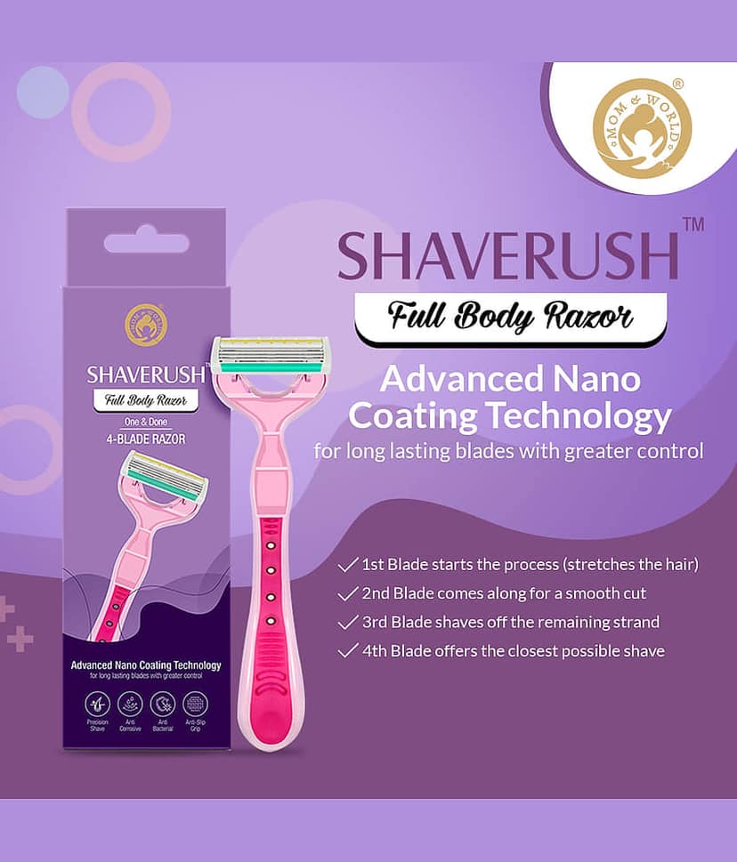 Mom & World - Manual Razor ( Pack of 1 ) view 2