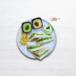 Aloo mutter sandwich