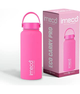 IMECO ECO CARRY PRO Stainless Steel Water Bottle | Pink Stainless Steel Water Bottle 1000 mL ( Set of 1 )