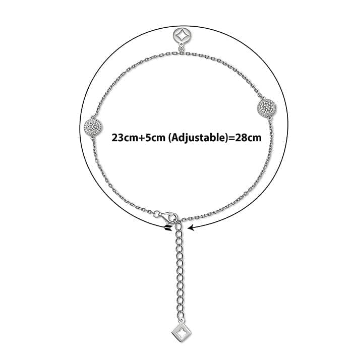 Silver Twinkle Pair of Anklets view 8
