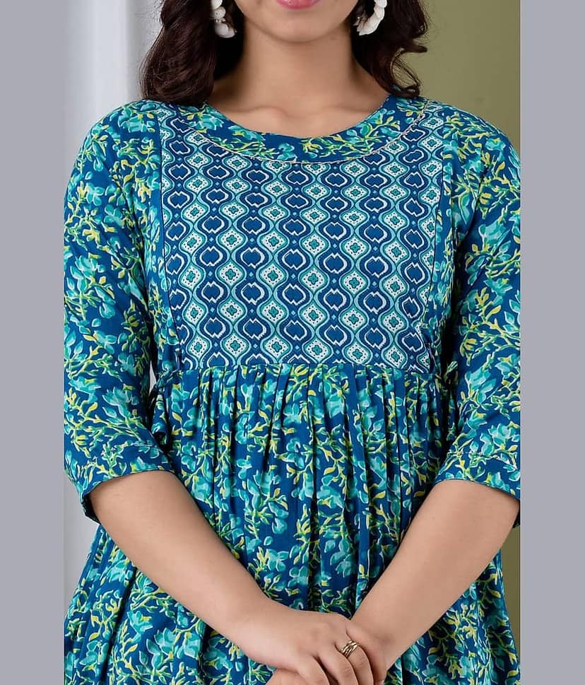 Nevisha Style Multi Color Cotton Maternity Kurta view 2