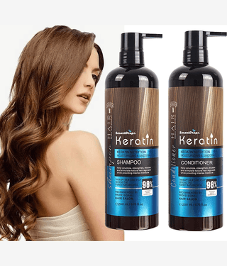 Keratin Hair Care Combo with Shampoo & Conditioner for Long & Strong Hair for Men & Women