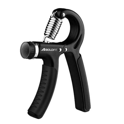 Boldfit Hand Gripper for Men & Women Hand Grip Strengthener for Forearm, Wrist & Finger Workout Fitness Equipment for Home & Gym Training - Black 40Kg view 2