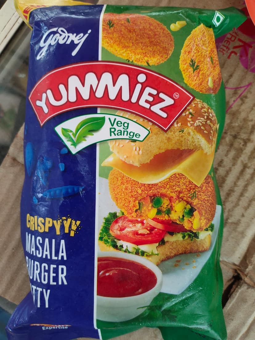 Godrej yummiesz crispyyy masala burger patty