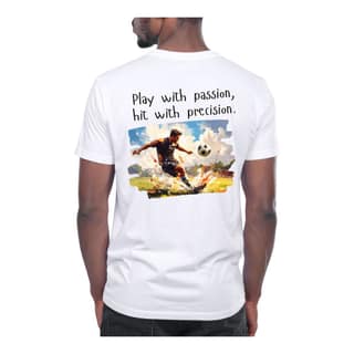 Trishoolin Sports Theme T-Shirt | Design 10410MB | Cotton Regular Fit | Crew Neck / Round Neck Half Sleeve | Pack of 1
