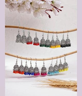 Sukkhi Multi Color Jhumki Earrings ( More Than 10 )