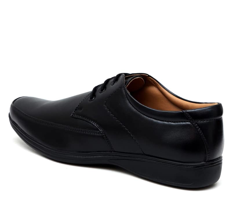 WUGO::Latest Stylish Men Formal Shoes|Black Derby Shoes|Office Shoes For Men's & Boys (Free Home Delivery) view 5