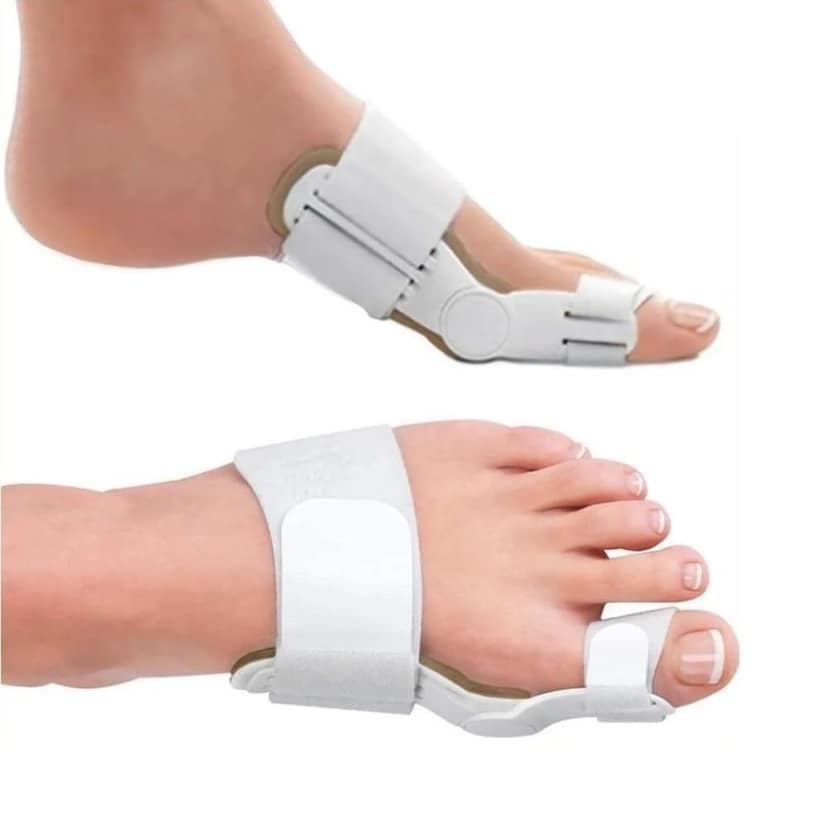 Heavy Duty Bunion Splint & Bunion Valgus Corrector | Hallux Valgus Big Toe & Thumb Support | Pain Relief, Alignment Splint with Movable Pad, Spreader & Cushion | Adjustable Protective Cover for Men & Women-1 Pair (Original Quality)
