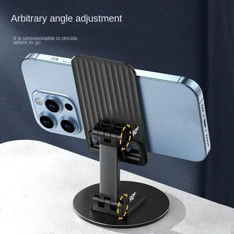 JAIKSON ™ 8124 Portable Phone & Tablet Stand 360 Rotating Aluminum Foldable Desk Organizer Mobile Holder view 3
