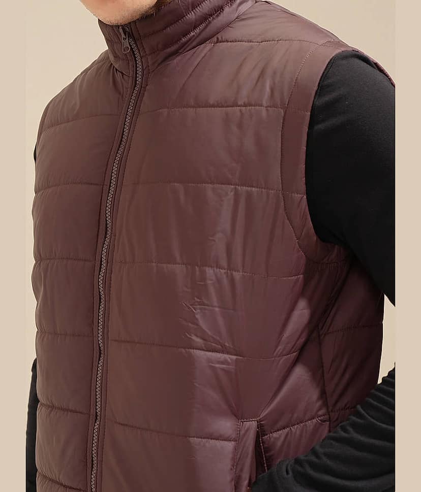 Highlander Polyester Men's Puffer Jacket - Brown ( Pack of 1 ) view 5
