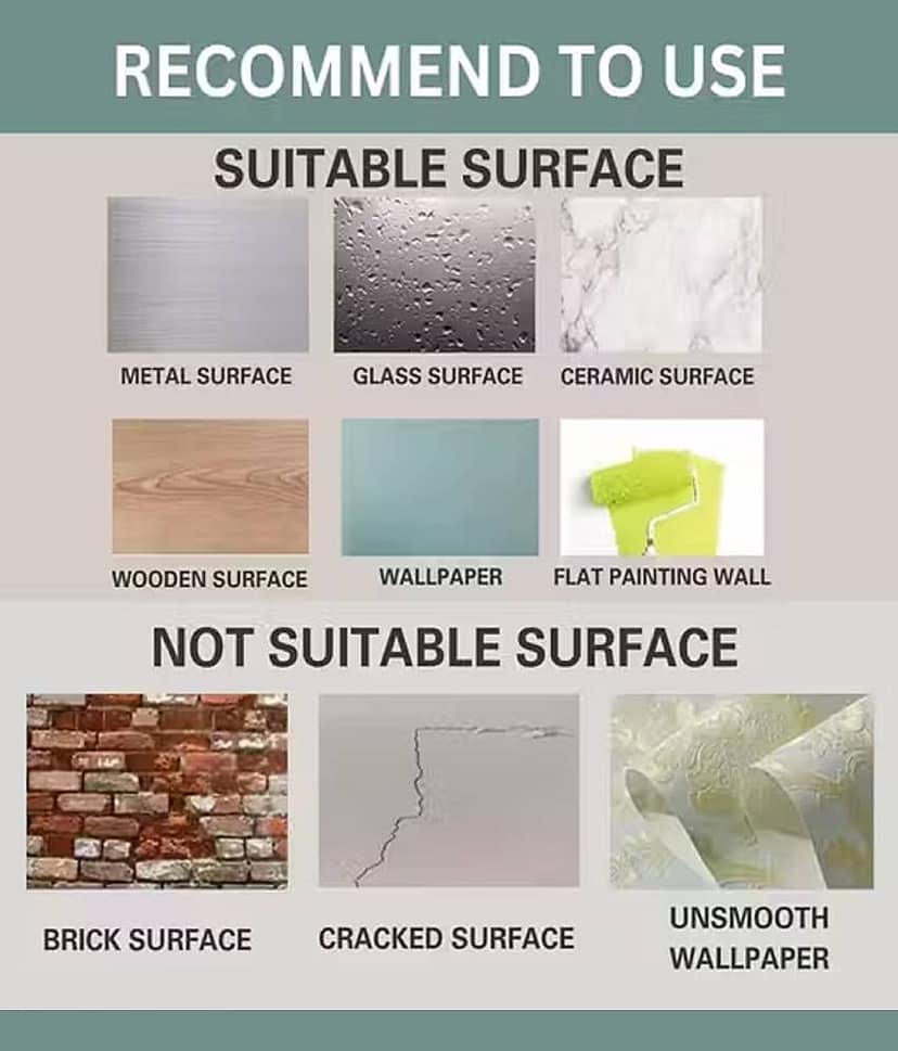Sigaram 20x30 cm Rectangle Adhesive Mirror Sticker Frameless Wall Mirror K4869 view 2