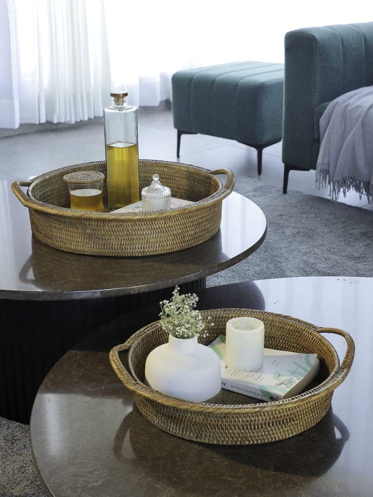 RATTAN Round Tray Medium view 2