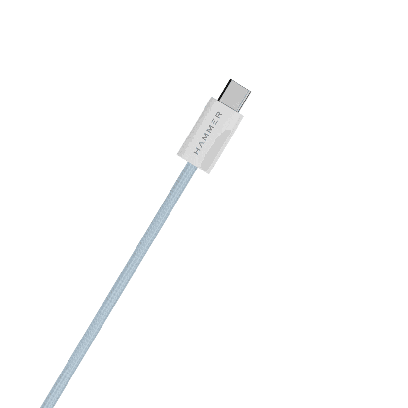 Hammer Type C to Type C 65W Braided, PD Fast Charging 1.5 Meter Tangle Free Wire view 4