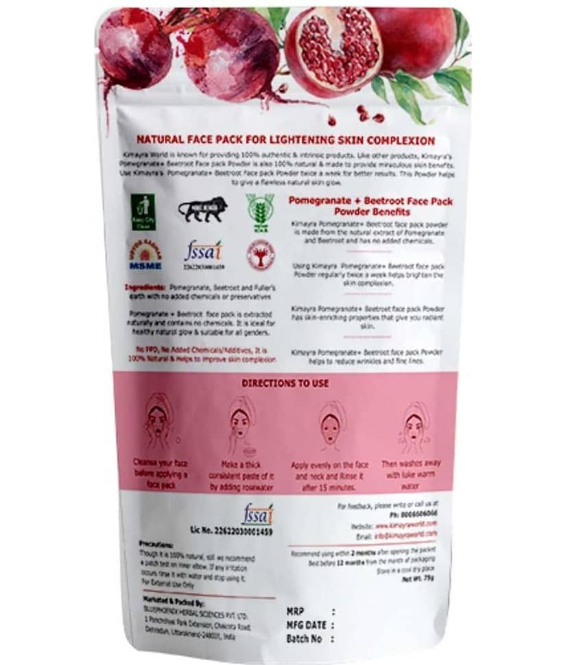 Kimayra - Skin Brightening Face Pack for All Skin Type ( Pack of 5 ) view 2