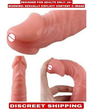 9" Long & Soft Sexy Real Felling SKIN Colored Vibrating Dildo For Sexy Girls Vagina - By KAMAHOUSE